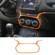 For 2015-2017 Jeep Renegade Car Center Control Air Condition Switch Frame Cover Trim RT-TCZ