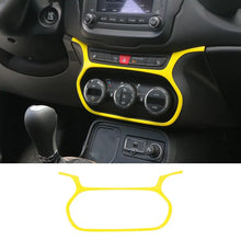 For 2015-2017 Jeep Renegade Car Center Control Air Condition Switch Frame Cover Trim RT-TCZ