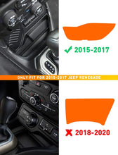 For 2015-2017 Jeep Renegade Gear Tray Center Console Organizers Gear Shift Front Storage Tray, Black RT-TCZ