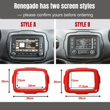 For 2015-2017 Jeep Renegade Navigation Screen Trim Frame GPS Bezel Cover RT-TCZ
