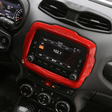 For 2015-2017 Jeep Renegade Navigation Screen Trim Frame GPS Bezel Cover RT-TCZ