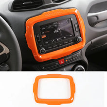 For 2015-2017 Jeep Renegade Navigation Screen Trim Frame GPS Bezel Cover RT-TCZ