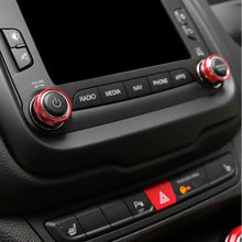 For 2015-2018 Jeep Renegade Audio Switch Knob Ring Cover Trim Frame RT-TCZ