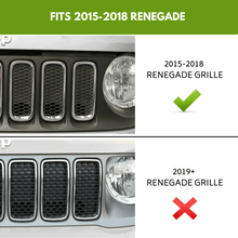 For 2015-2018 Jeep Renegade Front Grille Insert Grill Bezel Cover Trim Kit RT-TCZ