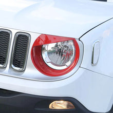 For 2015-2018 Jeep Renegade Front Headlight Angry Eyes Bezels Trim RT-TCZ