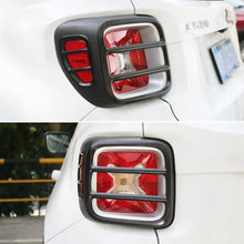 For 2015-2018 Jeep Renegade Strong Iron Tail Light Covers Rear Taillight Guard (Black) RT-TCZ