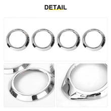For 2015-2018 Jeep Wrangler JK A-pillar Horn Air Conditioning Vent Trim Ring Kit (6 pcs) RT-TCZ