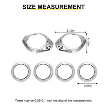 For 2015-2018 Jeep Wrangler JK A-pillar Horn Air Conditioning Vent Trim Ring Kit (6 pcs) RT-TCZ