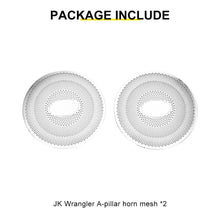 For 2015-2018 Jeep Wrangler JK Interior A-Pillar Speaker Ring Trim Cover (2 pcs) RT-TCZ
