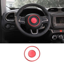 For 2015+ Jeep Renegade/2017-2020 Compass Steering Wheel Center Cover Trim Accessories RT-TCZ