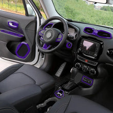 For 2015+ Jeep Renegade 29 x Inner Center Console Door Decor Cover Trim Kit RT-TCZ