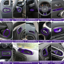 For 2015+ Jeep Renegade 29 x Inner Center Console Door Decor Cover Trim Kit RT-TCZ