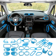 For 2015+ Jeep Renegade 29 x Inner Center Console Door Decor Cover Trim Kit RT-TCZ