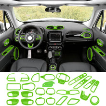 For 2015+ Jeep Renegade 29 x Inner Center Console Door Decor Cover Trim Kit RT-TCZ