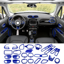 For 2015+ Jeep Renegade 29 x Inner Center Console Door Decor Cover Trim Kit RT-TCZ