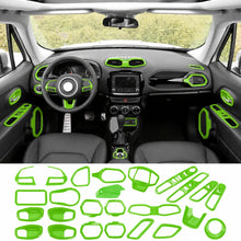 For 2015+ Jeep Renegade 29 x Inner Center Console Door Decor Cover Trim Kit RT-TCZ