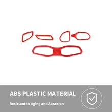 For 2015+ Jeep Renegade 5 PCS Dashboard Air Outlet Vent & Center Air Vent Outlet Cover Trim RT-TCZ