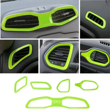 For 2015+ Jeep Renegade 5 PCS Dashboard Air Outlet Vent & Center Air Vent Outlet Cover Trim RT-TCZ