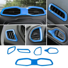 For 2015+ Jeep Renegade 5 PCS Dashboard Air Outlet Vent & Center Air Vent Outlet Cover Trim RT-TCZ
