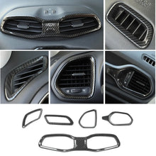 For 2015+ Jeep Renegade 5 PCS Dashboard Air Outlet Vent & Center Air Vent Outlet Cover Trim RT-TCZ