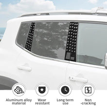 For 2015+ Jeep Renegade 6PCS Car Window B-Pillar Post Panel Trim Decor Cover RT-TCZ