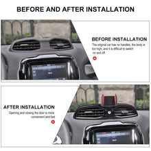 For 2015+ Jeep Renegade Central Air Vent Phone Holder Bracket Stand Cover Trim RT-TCZ