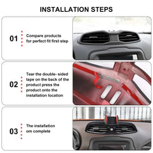 For 2015+ Jeep Renegade Central Air Vent Phone Holder Bracket Stand Cover Trim RT-TCZ