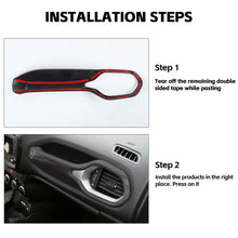 For 2015+ Jeep Renegade Co-Pilot Grab Bar Handle Storage Box Trim RT-TCZ