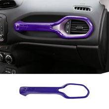 For 2015+ Jeep Renegade Dashboard Co-pilot Handle Cover Trim RT-TCZ