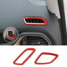 For 2015+ Jeep Renegade Dashboard Front Air Vent Outlet Ring Cover Trim RT-TCZ