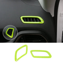For 2015+ Jeep Renegade Dashboard Front Air Vent Outlet Ring Cover Trim RT-TCZ