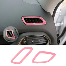 For 2015+ Jeep Renegade Dashboard Front Air Vent Outlet Ring Cover Trim RT-TCZ