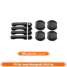 For 2015+ Jeep Renegade Door Handle Cover Smart Keyhole & Cup Bowl Trim RT-TCZ