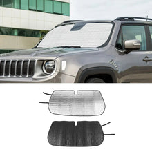For 2015+ Jeep Renegade Front Windshield Sun Visor Foldable Sunshade RT-TCZ
