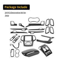 For 2016-2018 Jeep Grand Cherokee WK2 Interior Center Console Full Trim Cover Kit RT-TCZ