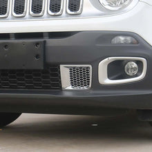 For 2016-2018 Jeep Renegade 1.4T  Front Bumper Air Vent Inlet Decor Cover Trim Chrome RT-TCZ