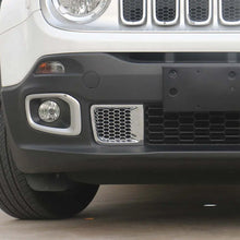 For 2016-2018 Jeep Renegade 1.4T  Front Bumper Air Vent Inlet Decor Cover Trim Chrome RT-TCZ