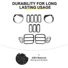 For 2016-2018 Jeep Renegade Exterior Front Headlight & Grille Insert & Rear Tail Light Cover Trim Kit (13 pcs) RT-TCZ