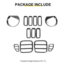For 2016-2018 Jeep Renegade Exterior Front Headlight & Grille Insert & Rear Tail Light Cover Trim Kit (13 pcs) RT-TCZ