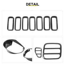 For 2016-2018 Jeep Renegade Exterior Headlight Fog Light Tail Light Front Grille Cover Trim Kit (15 pcs) RT-TCZ
