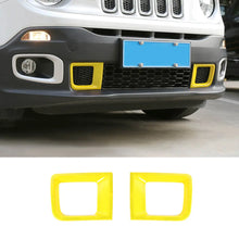 For 2016-2018 Jeep Renegade Front Bumper Air Intake Vent Cover Trim (2 pcs) RT-TCZ