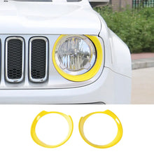 For 2016-2018 Jeep Renegade Front Light Covers Headlight Trim RT-TCZ