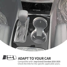 For 2016-2021 Jeep Grand Cherokee WK2 Gear Shift Water Cup Panel Decor Suitable for Mechanical Shift Lever Vehicle RT-TCZ