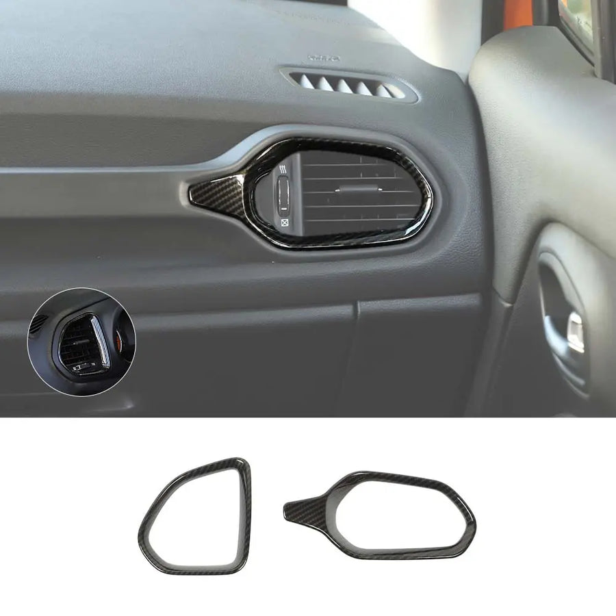 Film Protection Poignée Porte Jeep Renegade BU 2015-2023 - Fibre Carbone 3D Anti-Rayures