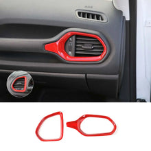 For 2016-2021 Jeep Renegade Dashboard Left & Right Air Conditioning Vent Cover Ring Trim Cover RT-TCZ
