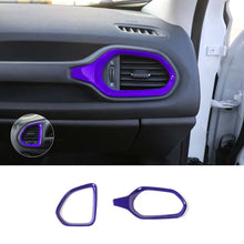 For 2016-2021 Jeep Renegade Dashboard Left & Right Air Conditioning Vent Cover Ring Trim Cover RT-TCZ