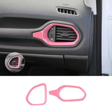 For 2016-2021 Jeep Renegade Dashboard Left & Right Air Conditioning Vent Cover Ring Trim Cover RT-TCZ