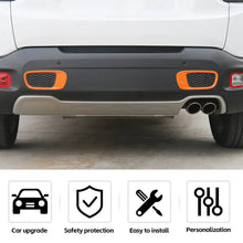 For 2016+ Jeep Renegade 2PCS Rear Bumper Trailer Hook Cover Trim RT-TCZ