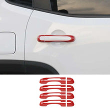 For 2016+ Jeep Renegade 4pcs/Set Exterior Door Handle Cover Inserts Handles Trim RT-TCZ