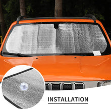 For 2016+ Jeep Renegade Car Windshield Sunshade Anti UV Ray Sun Visor Protector Cover RT-TCZ